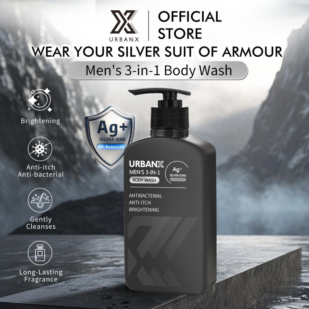 Urban X - Men's 3-in-1 Body Wash