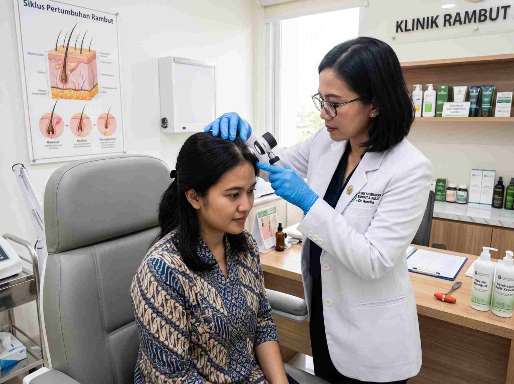rekomendasi klinik rambut tebet