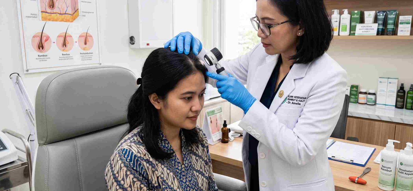 rekomendasi klinik rambut tebet